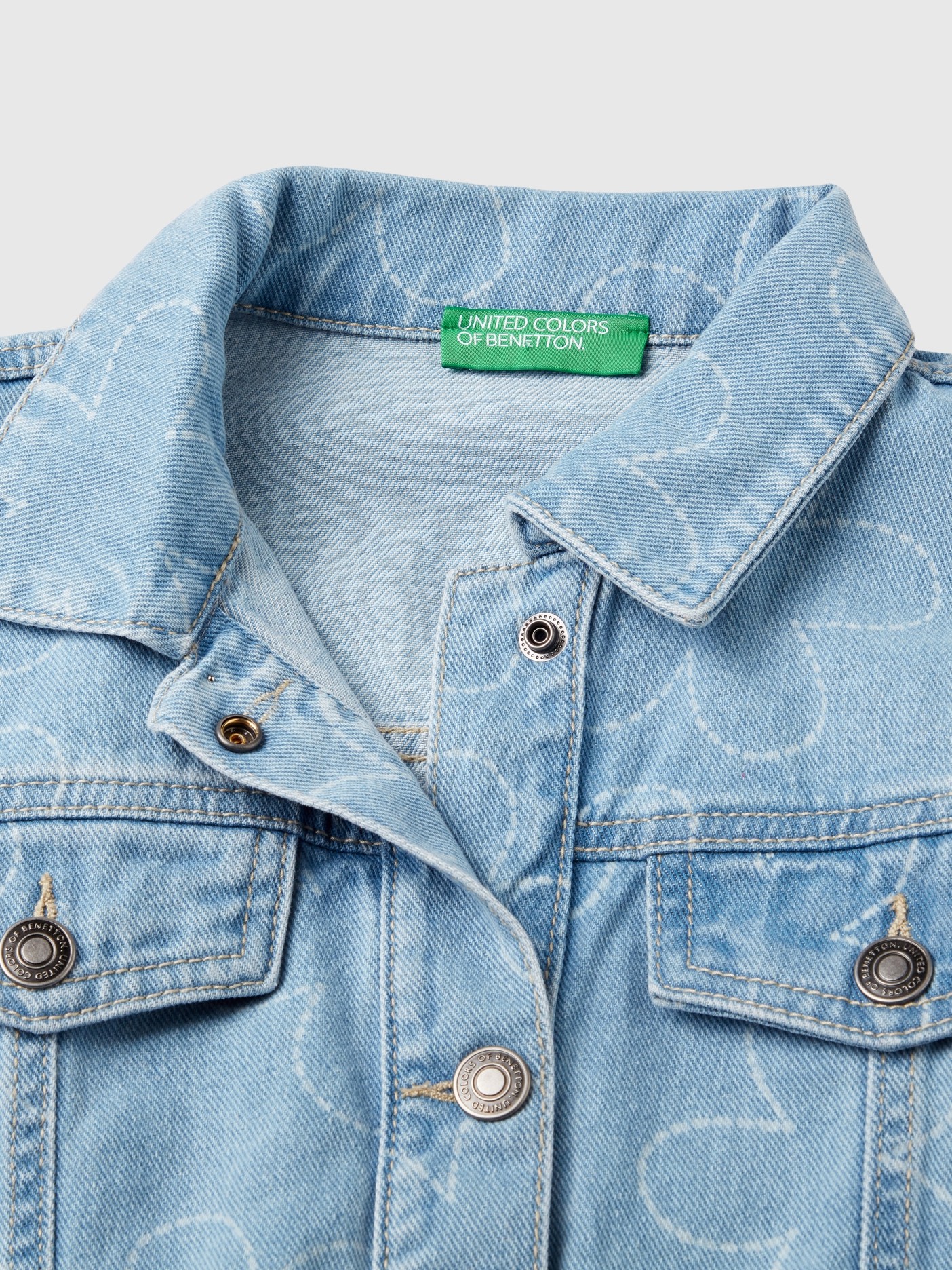 Джинсовая куртка United Colors of Benetton 24P_2VUGCN04G_901 - фото 3