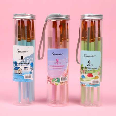 Кисть Classicolor 8 шт. (синтетика) в ассортименте