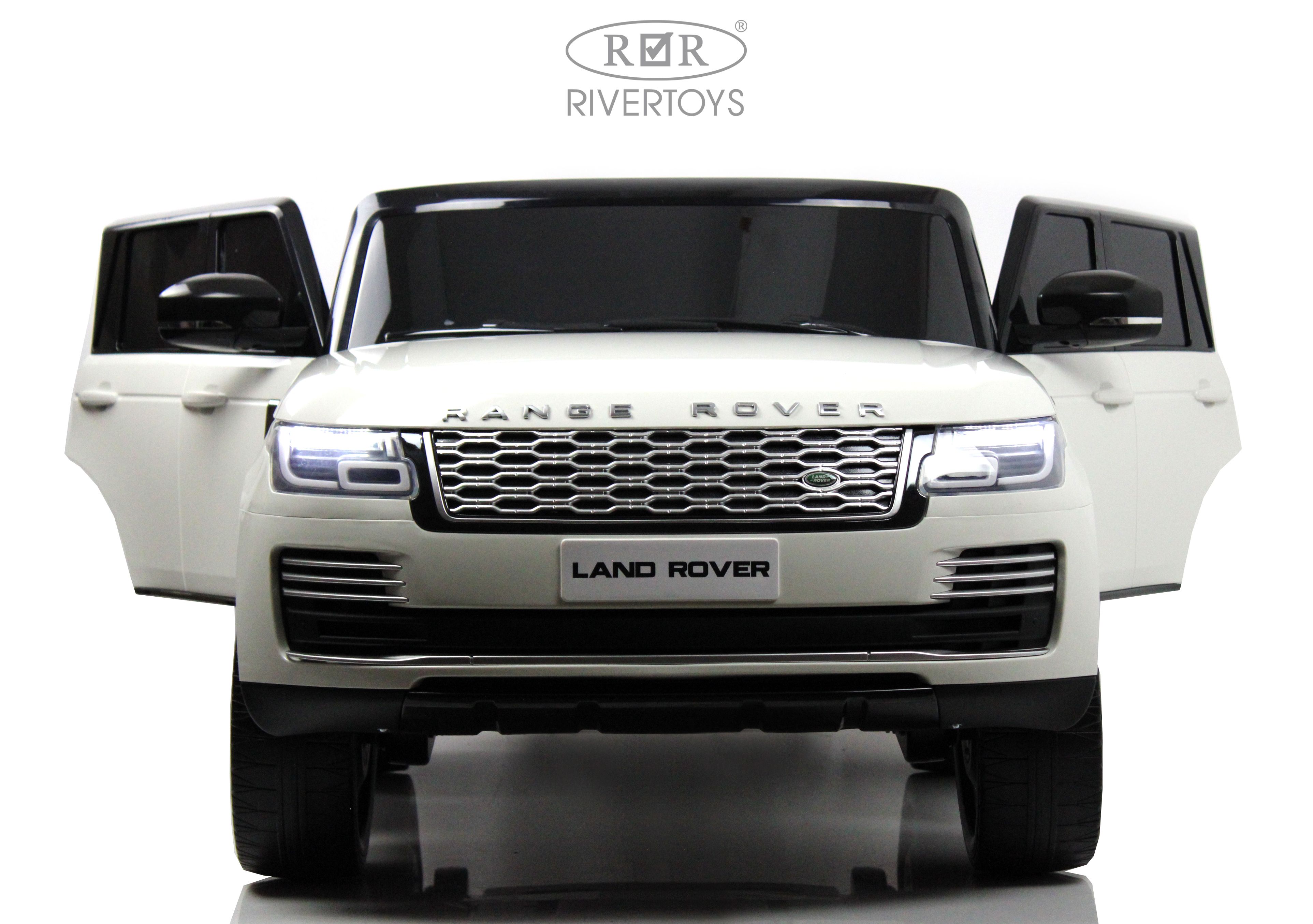 Электромобиль RIVERTOYS Land Rover Y222YY-WHITE С пультом ДУ - фото 8
