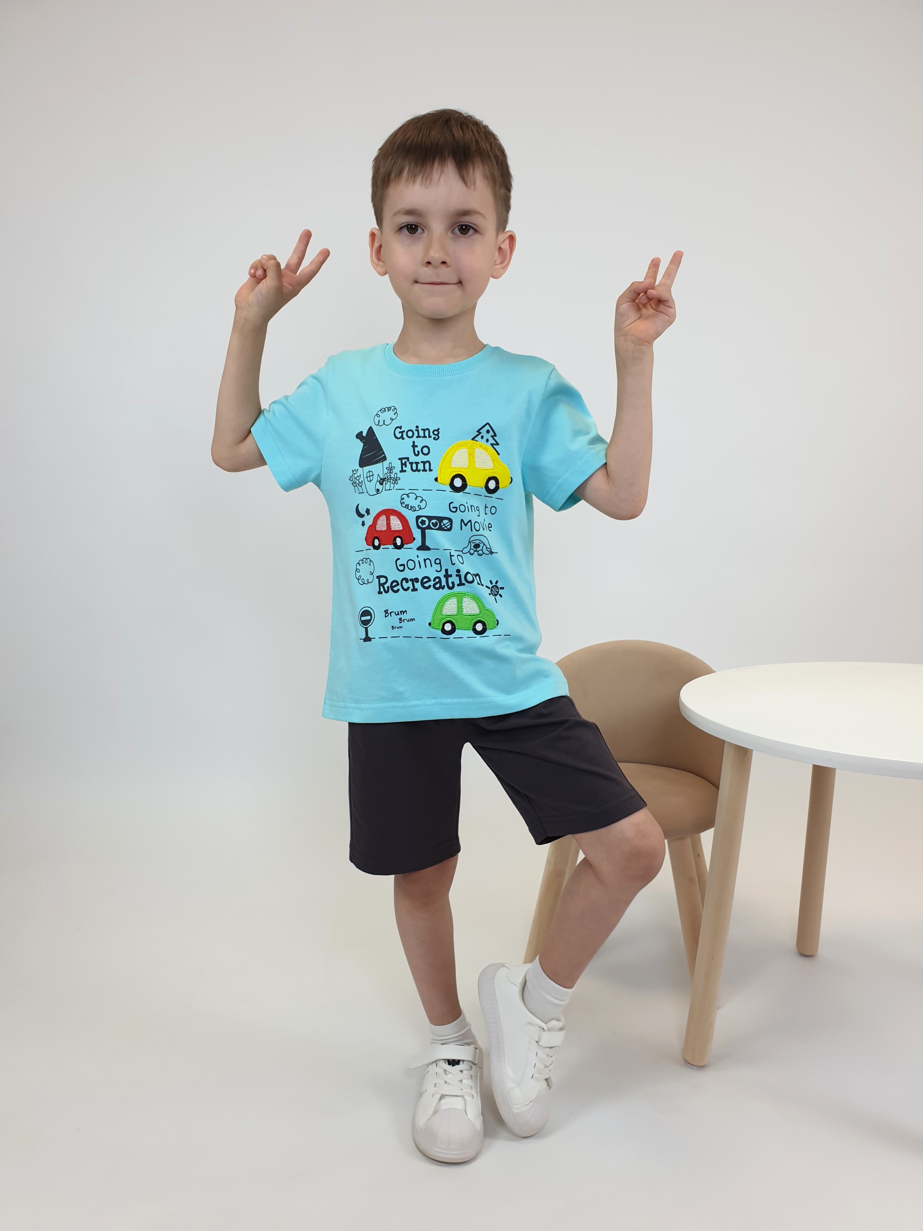 Футболка и шорты Luneva 01-141-4. - фото 4