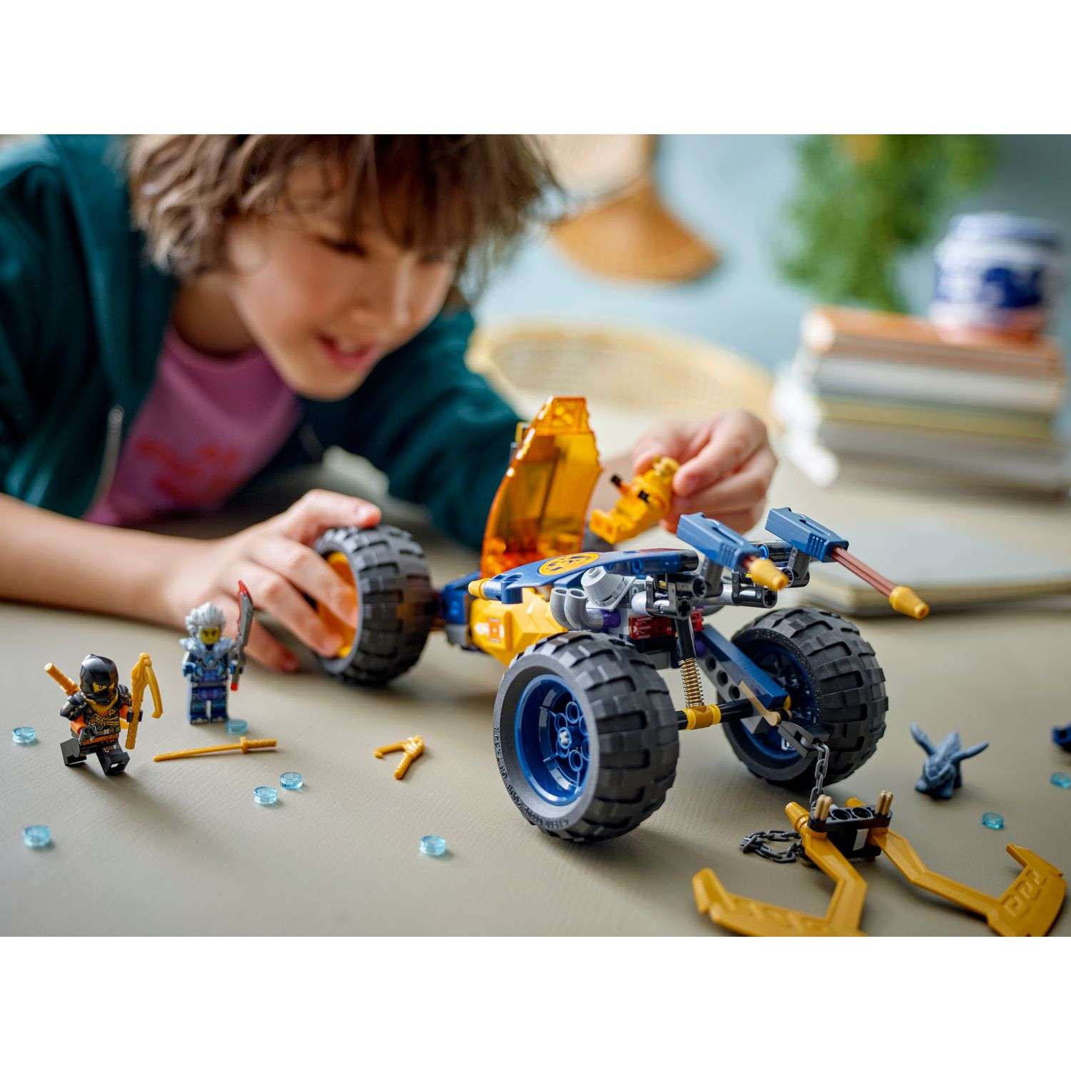 Конструктор LEGO NINJAGO Внедорожный багги Арина Ниндзя 267 дет. - фото 7