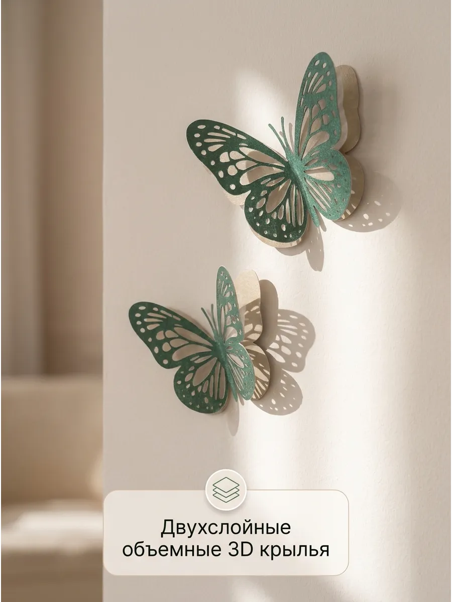 Наклейка PaperInspiration Art Бабочки - фото 2