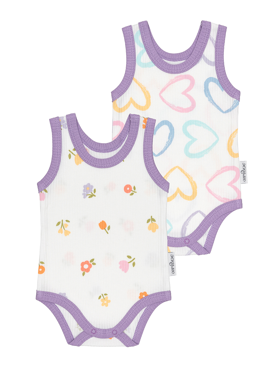 Изображение товара Комплект боди-майка 2 шт Эскимо размер 74 для новорожденных