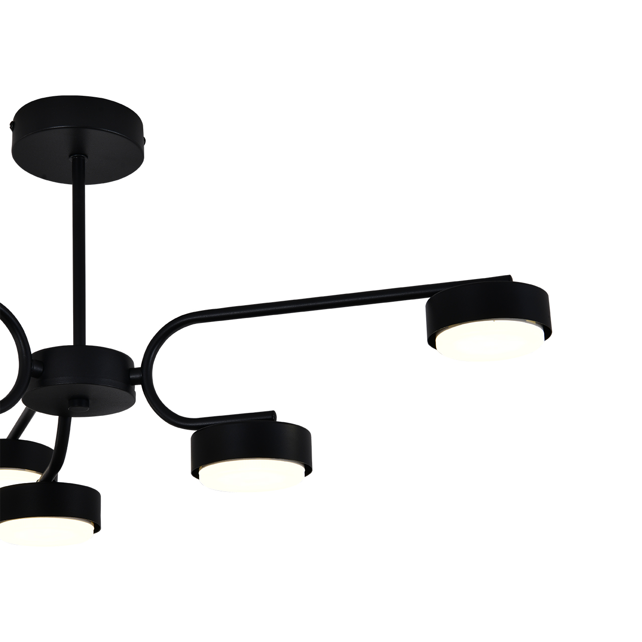 Светильник ESCADA 100007/6R GX53*15W Black - фото 3