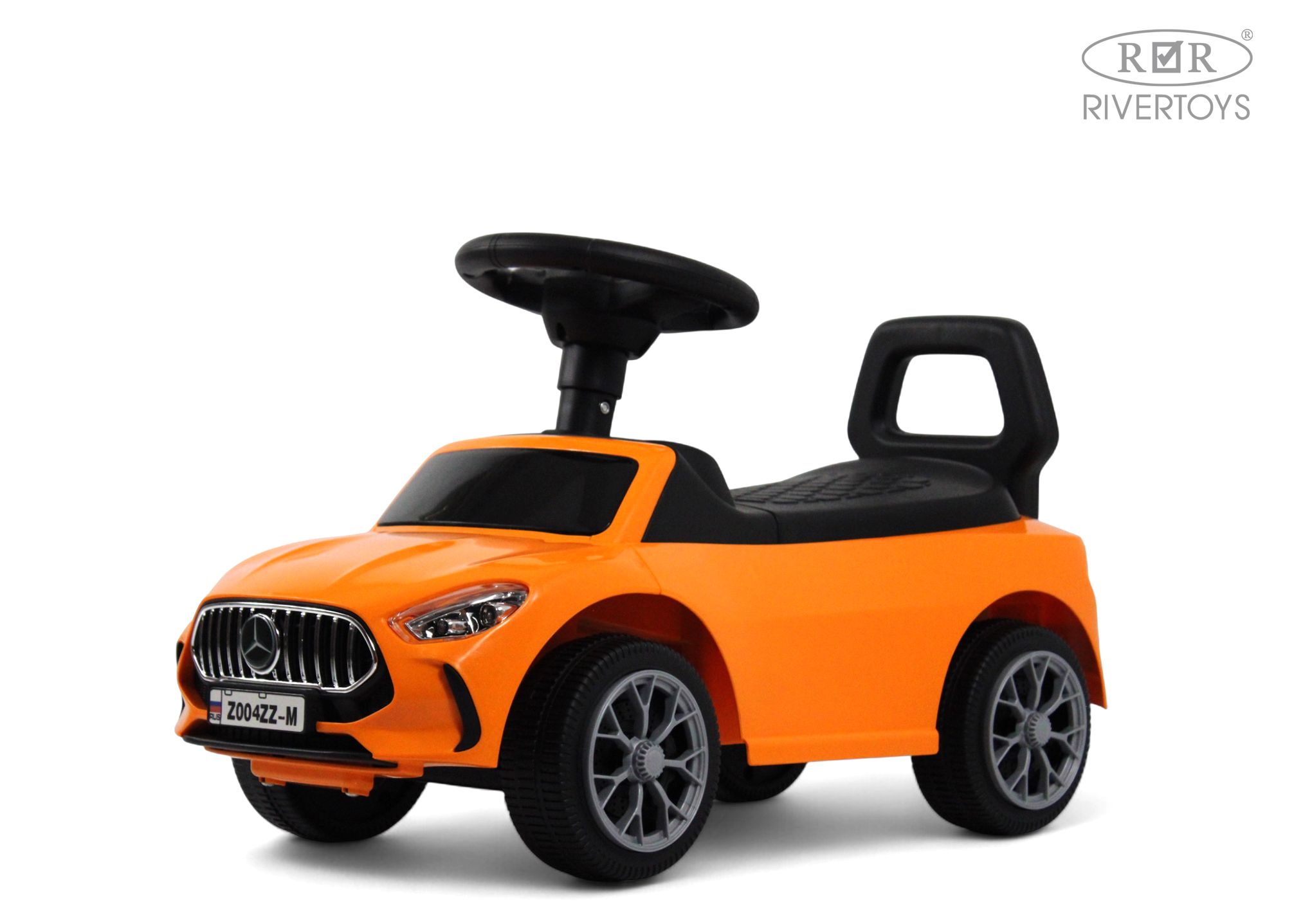 Каталка RIVERTOYS Z004ZZ-M-ORANGE оранжевый - фото 1