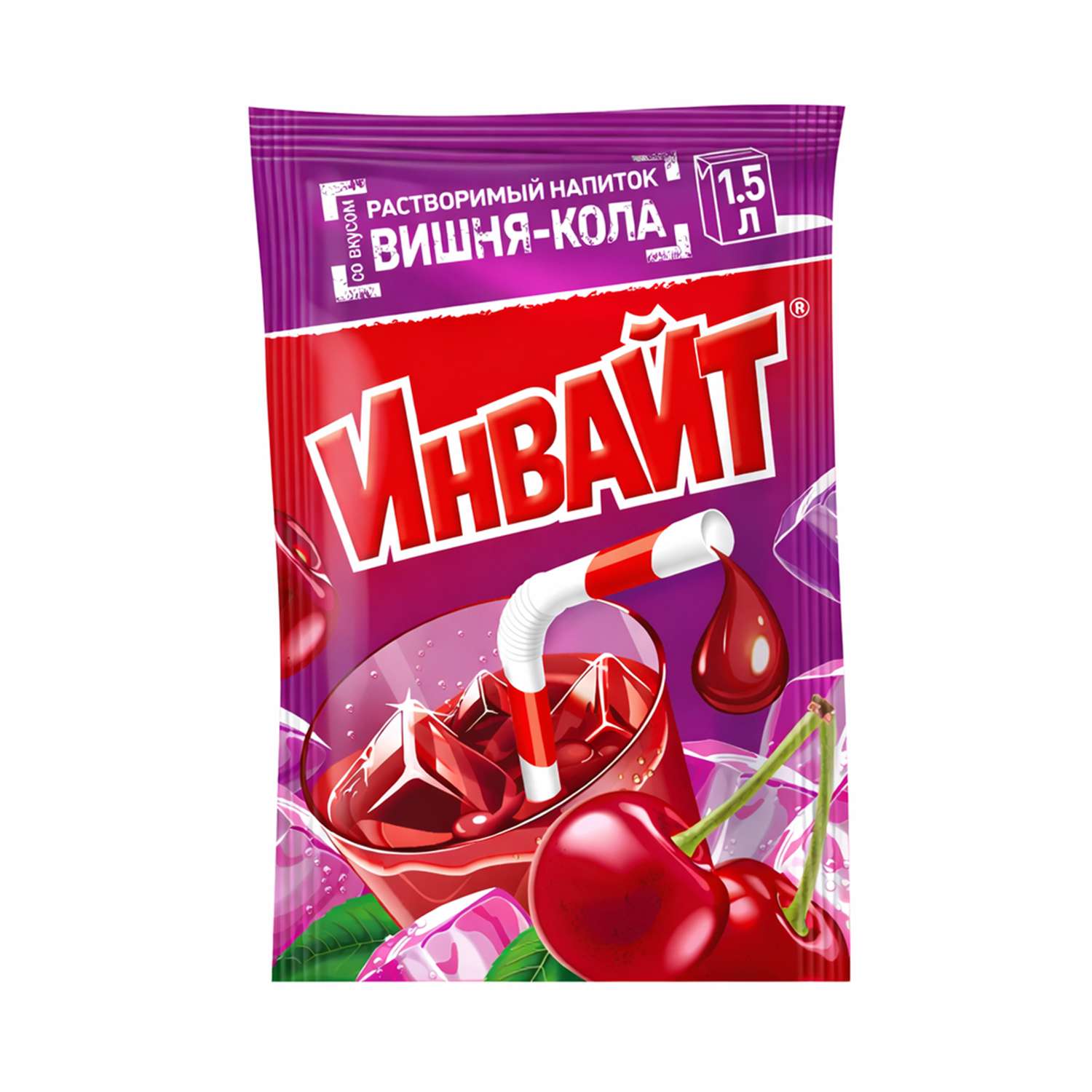 Напиток растворимый Канди Клаб Инвайт Вишня-Кола 12г - фото 1