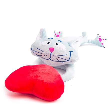 Мягкая игрушка button blue котик
