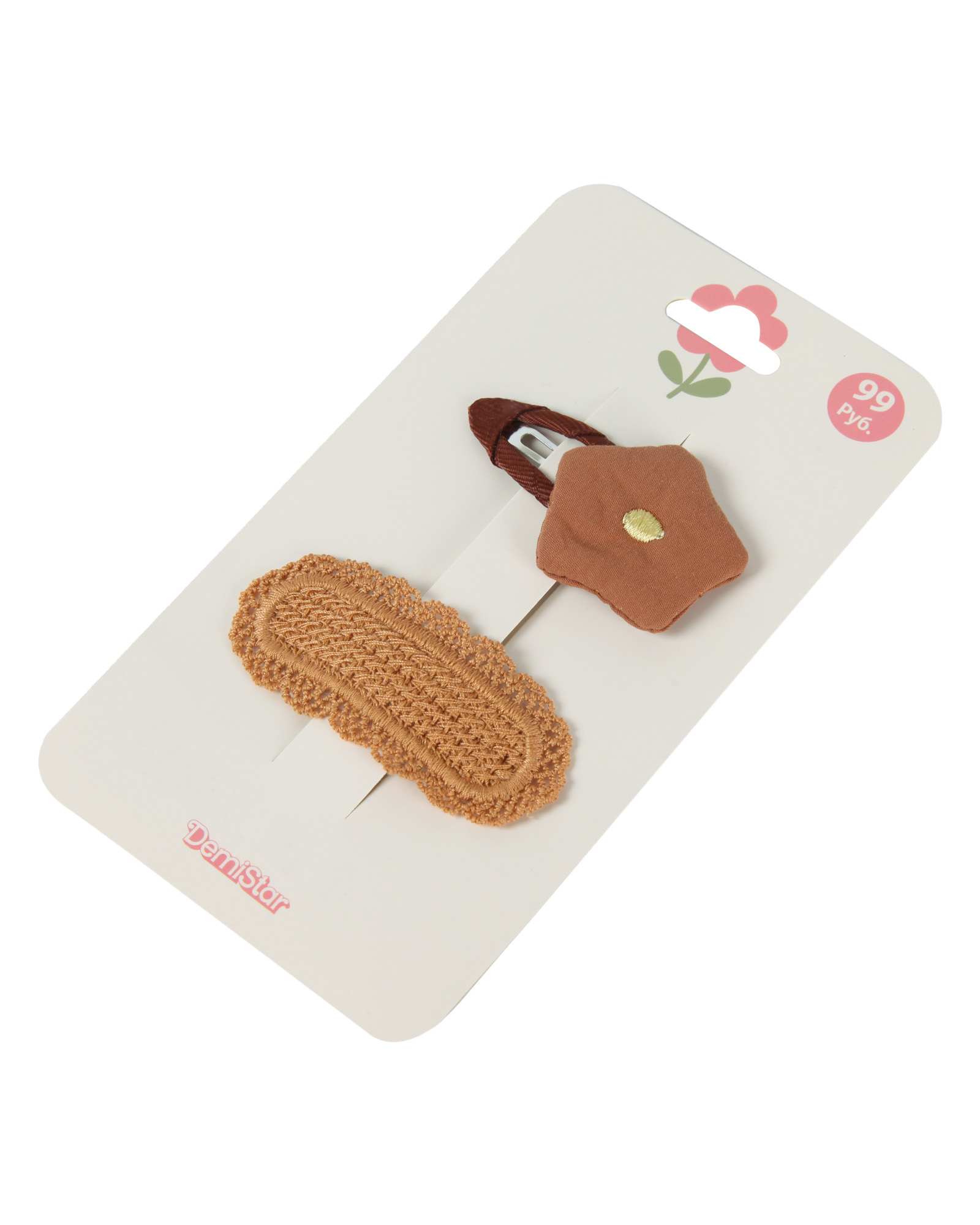 Заколка Demi Star Brown 2 шт. - фото 5