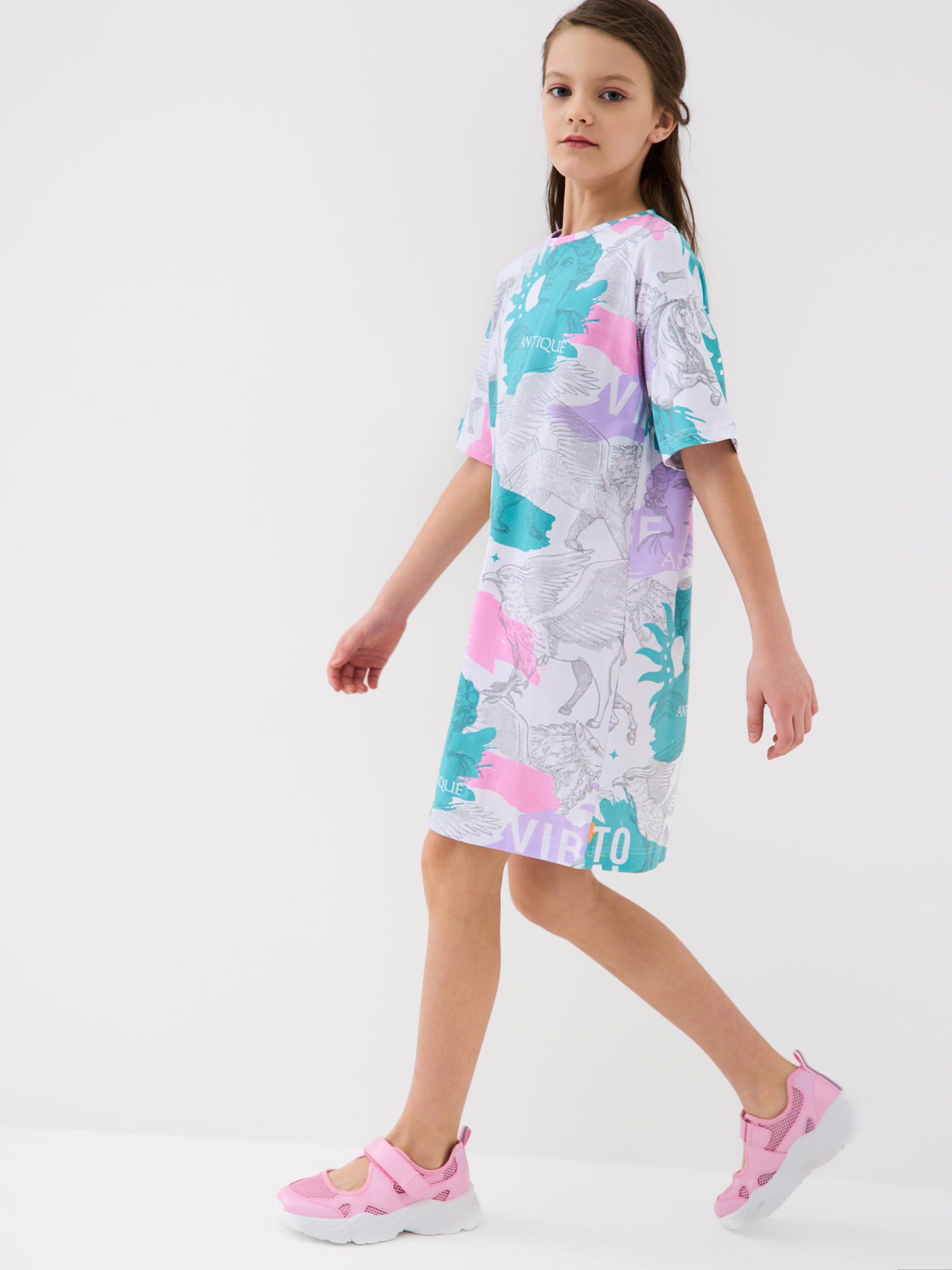 Платье-футболка PlayToday 12621698 - фото 6