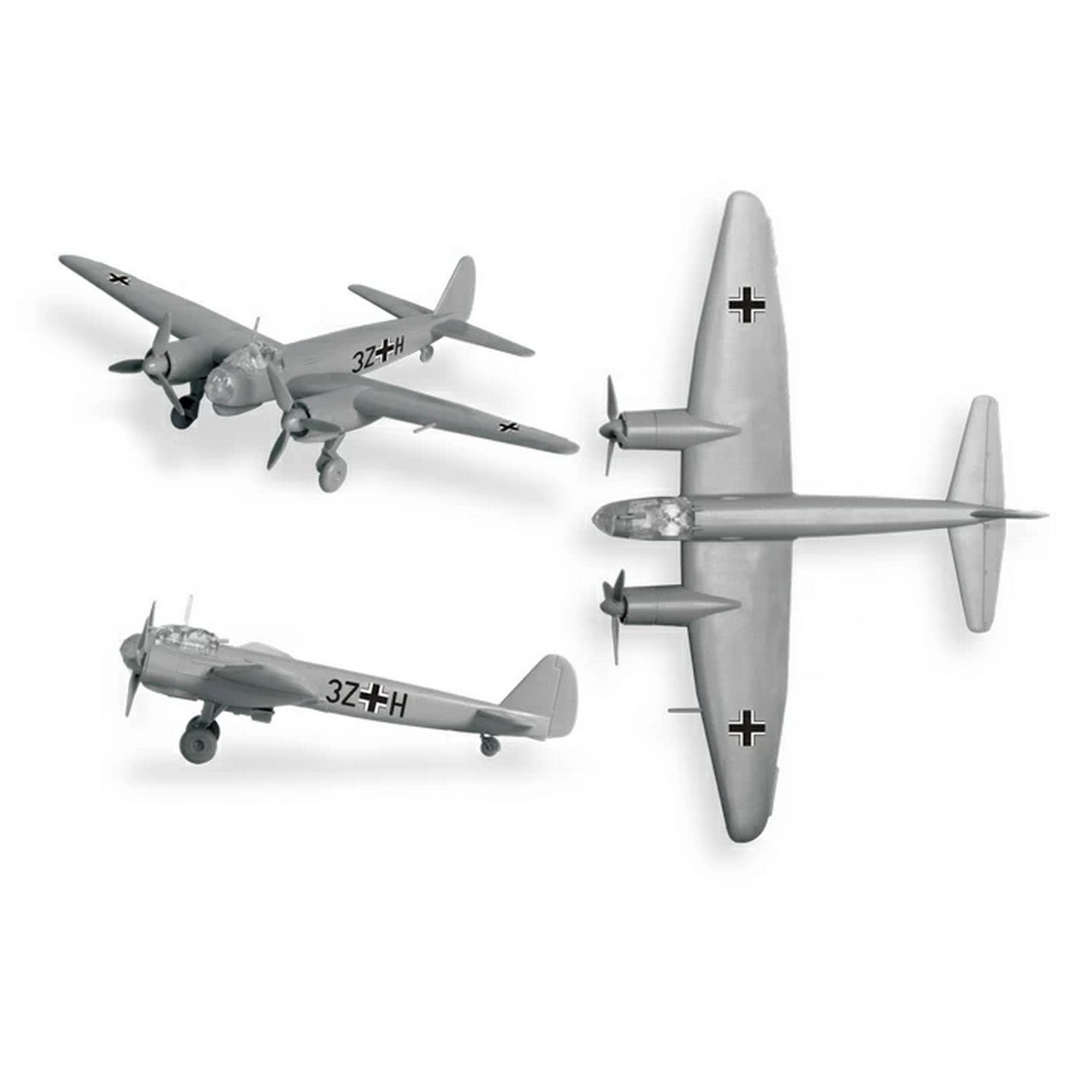 Сборная модель ZVEZDA Немецкий бомбардировщик Юнкерс Ju-88 6186 - фото 2