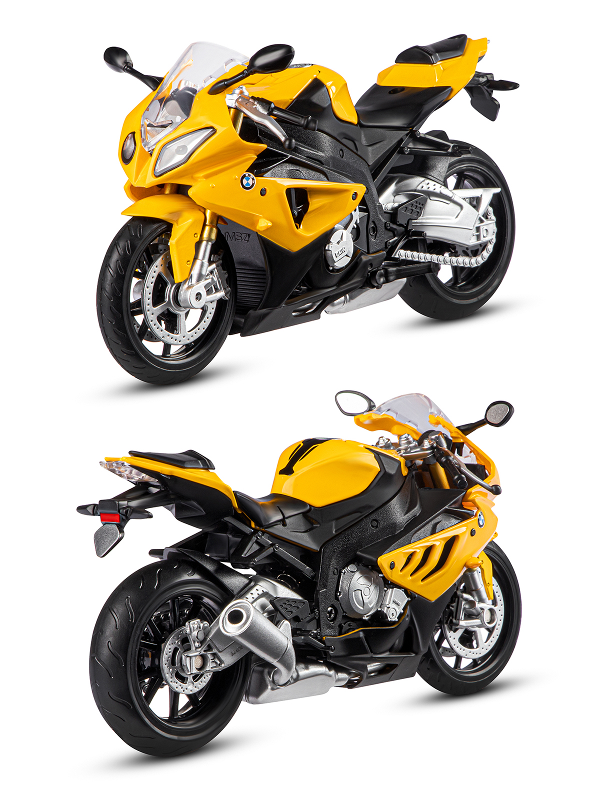 Мотоцикл АВТОпанорама BMW S1000R 1:12 JB1251606 - фото 7