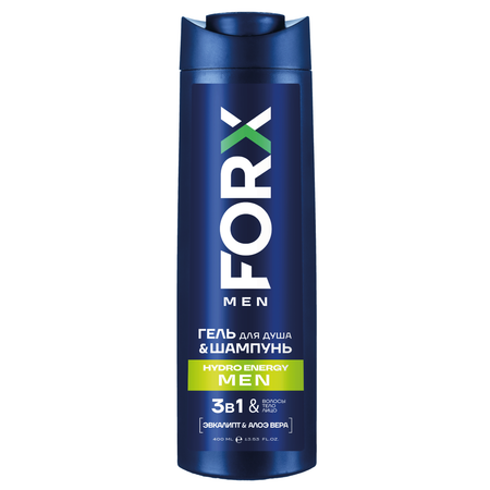 Гель FORX Men Care Hydro Energy 400 мл 1 шт.