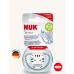 Пустышка Nuk силикон ортодонтическая от 18 мес. 1 шт.