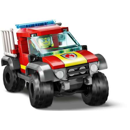 Конструктор LEGO City Спасательная пожарная машина блочный