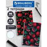 Общая тетрадь Brauberg клетка 96 лист. 2 шт.