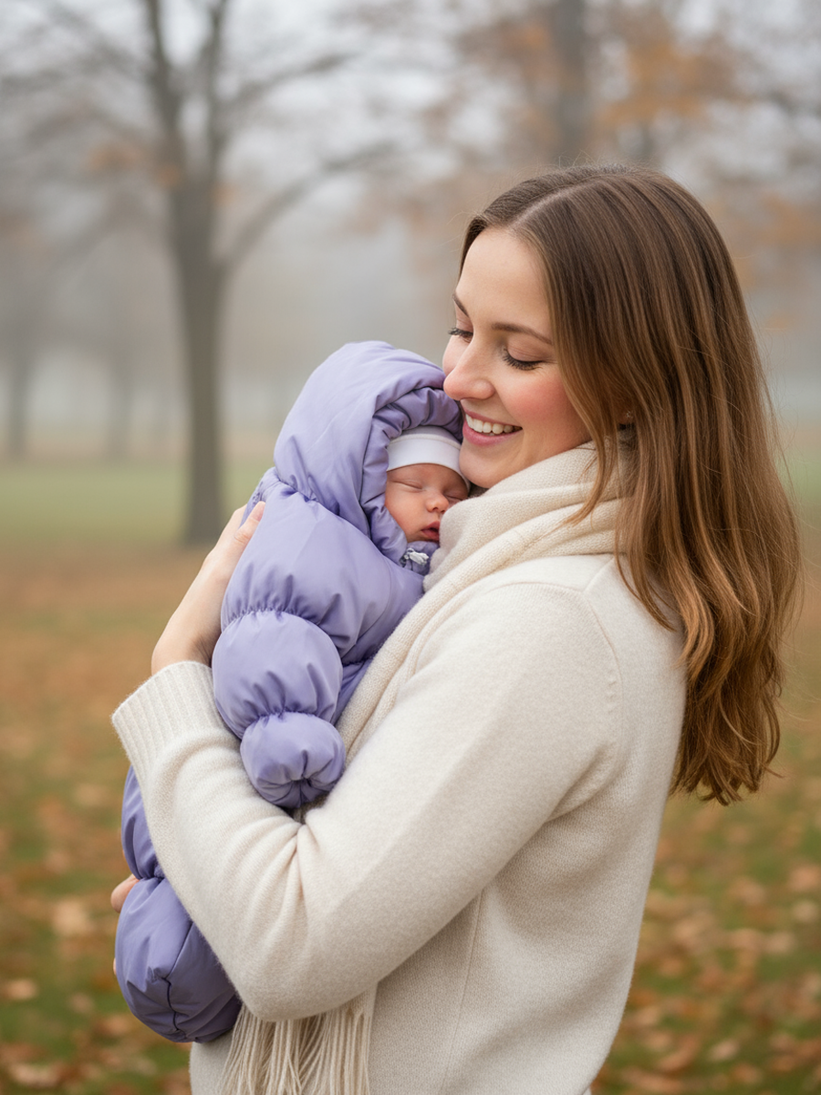 Конверт на выписку inlovery Маршмеллоу сиреневый - фото 16