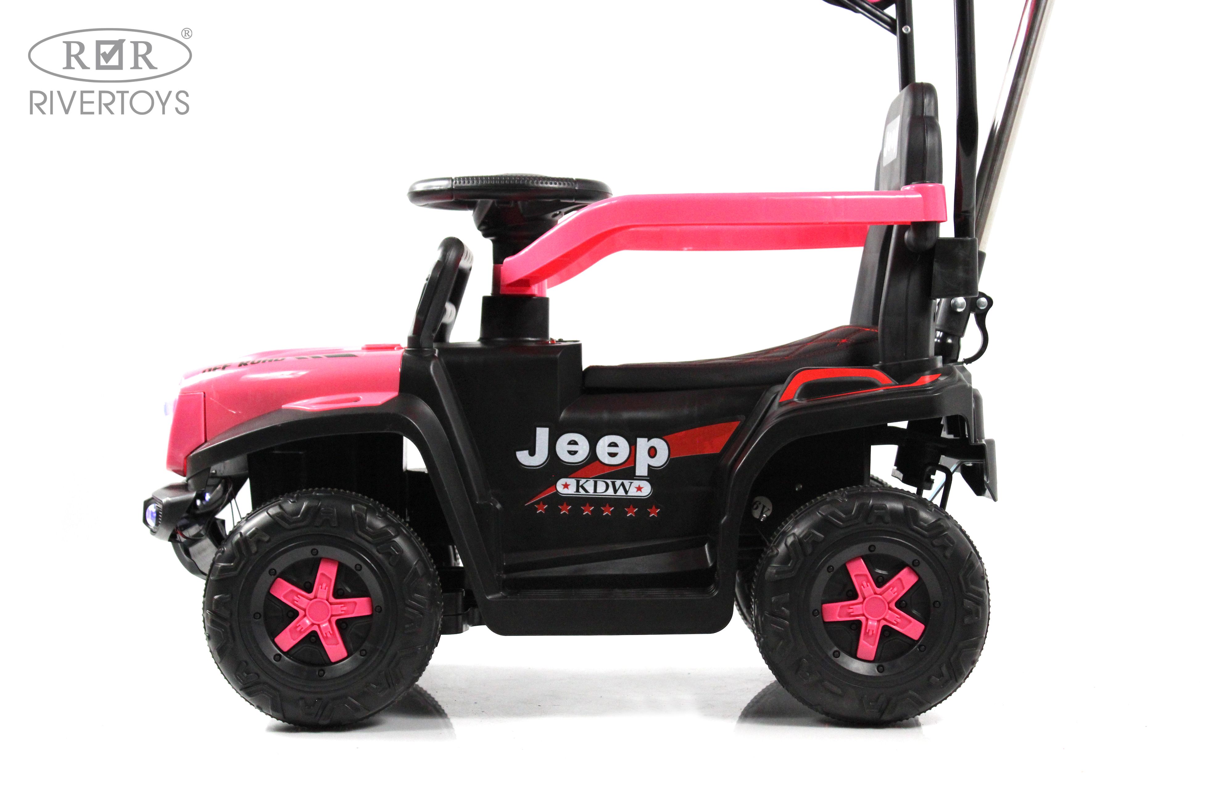 Электромобиль RIVERTOYS G003GG-PINK С пультом ДУ - фото 12