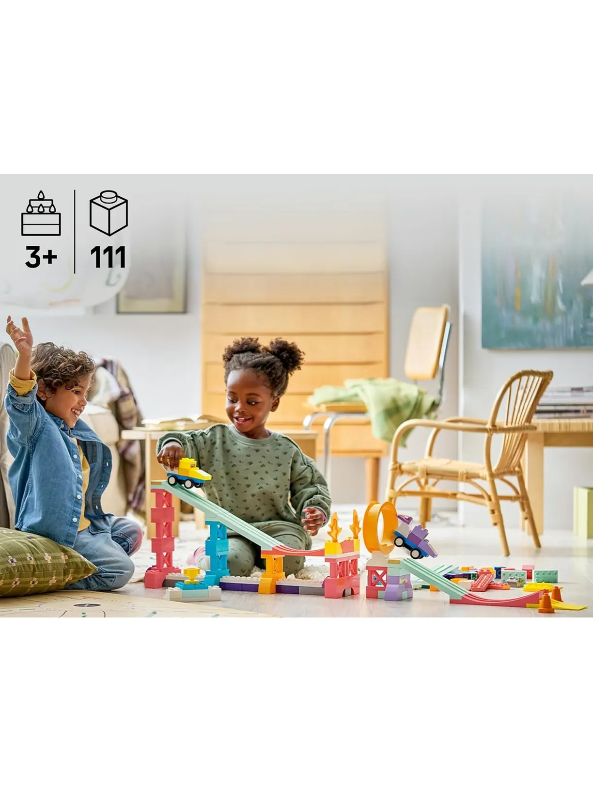 Конструктор LEGO DUPLO Креативные горки 111 дет. - фото 8