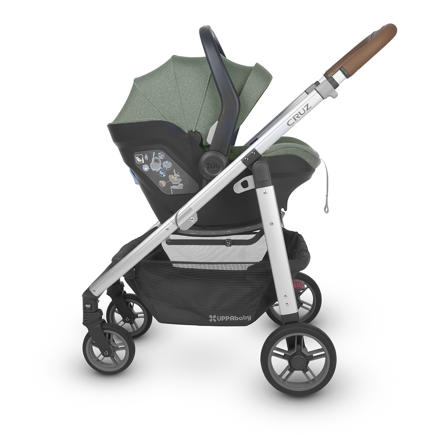 Автокресло UPPAbaby Isofix 0 (0 -13 кг) зеленый - фото 5