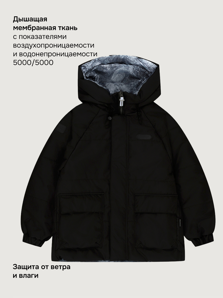Куртка NIKASTYLE 4м10726 черный - фото 5