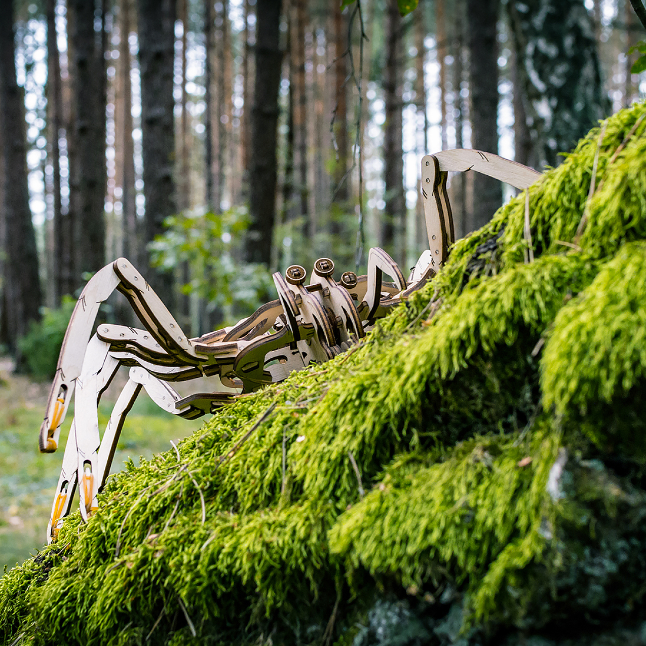 Конструктор Eco Wood Art Spider Паук деревянный - фото 7