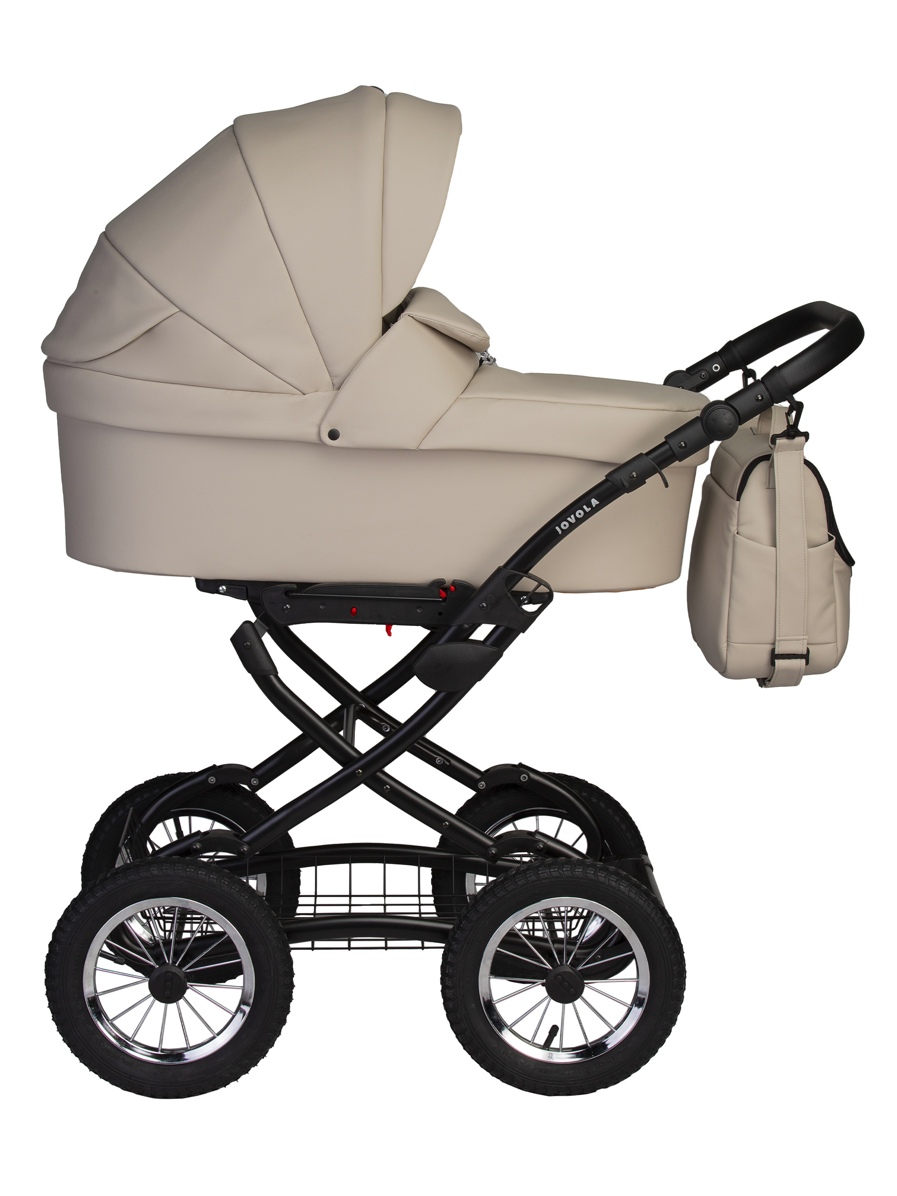 Коляска люлька JOVOLA Tessa Eco Light Classic бежевый - фото 2