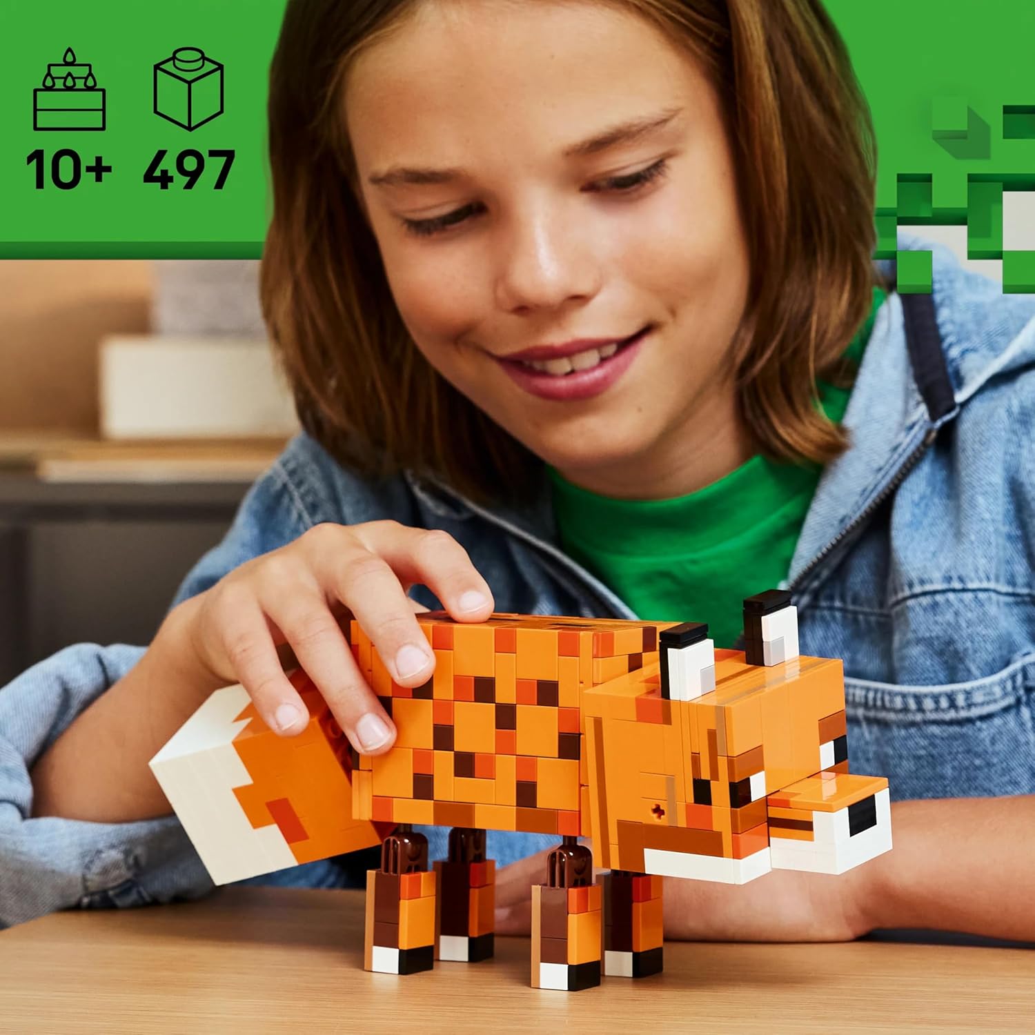 Конструктор LEGO Minecraft Лиса 497 дет. - фото 7