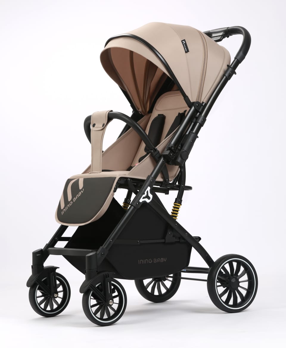 Коляска прогулочная Ining baby K313-2A Pro Khaki - фото 3