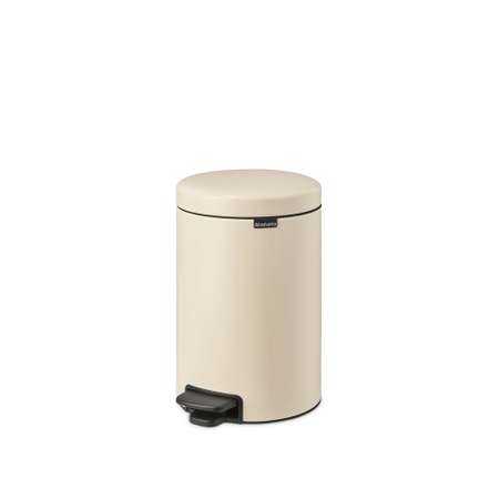 Бак мусорный Brabantia NewIcon с педалью бежевый 12л 149924