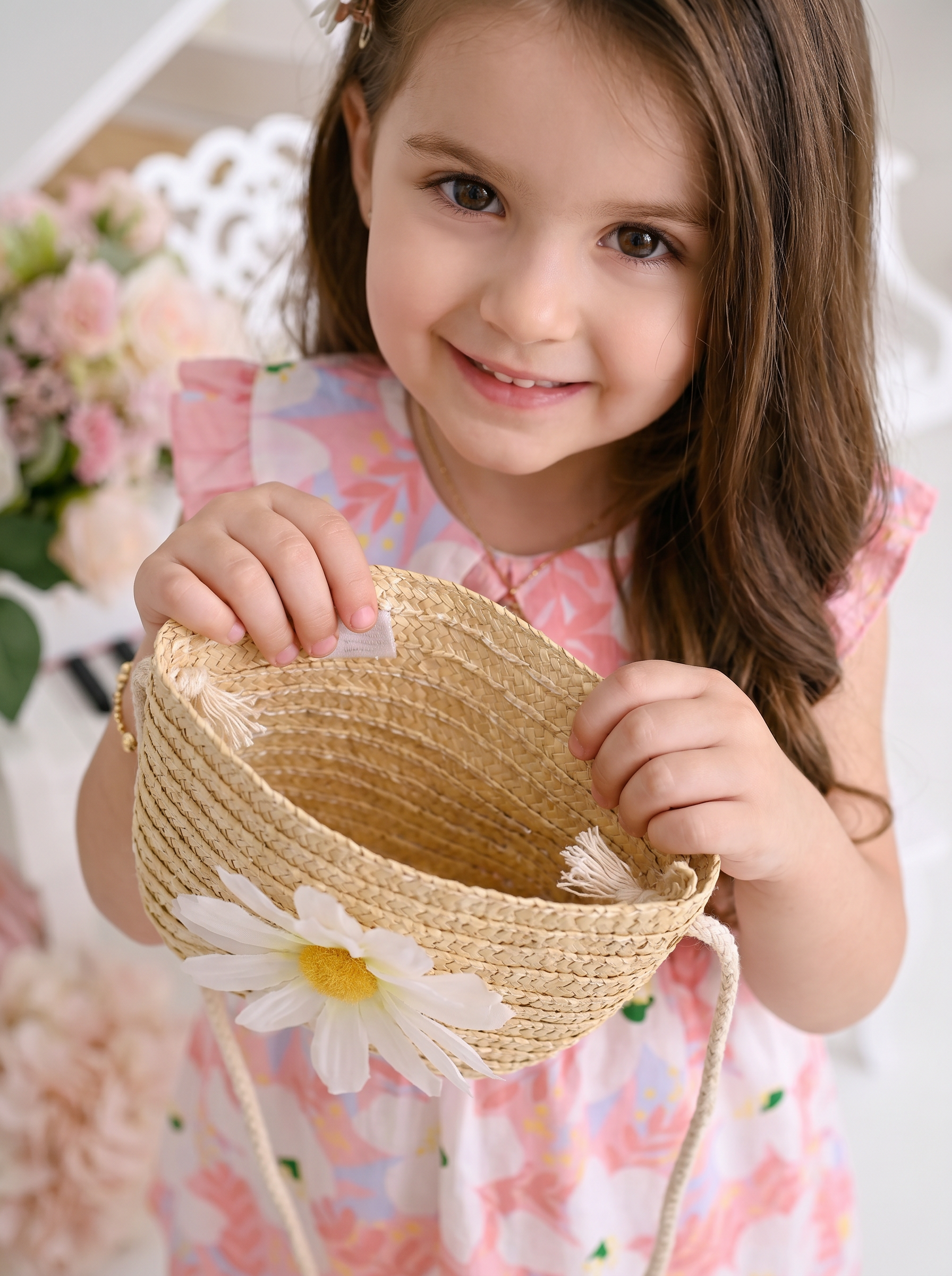 Платье Artcher kids Платье009Цветы_розовое - фото 8