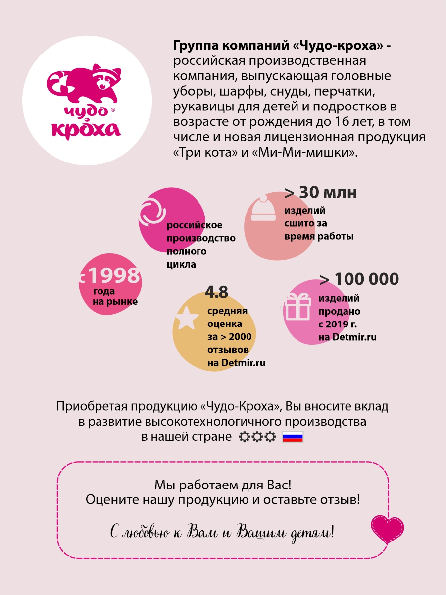 Шапка-ушанка Чудо-Кроха 770_белый - фото 10