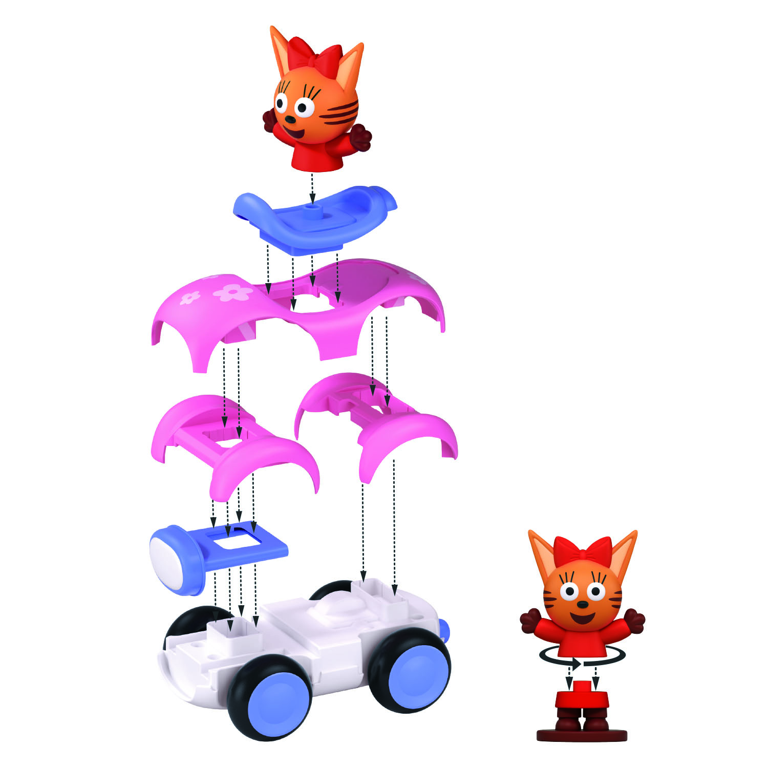 Конструктор SLUBAN Карамелька на самолете - фото 3