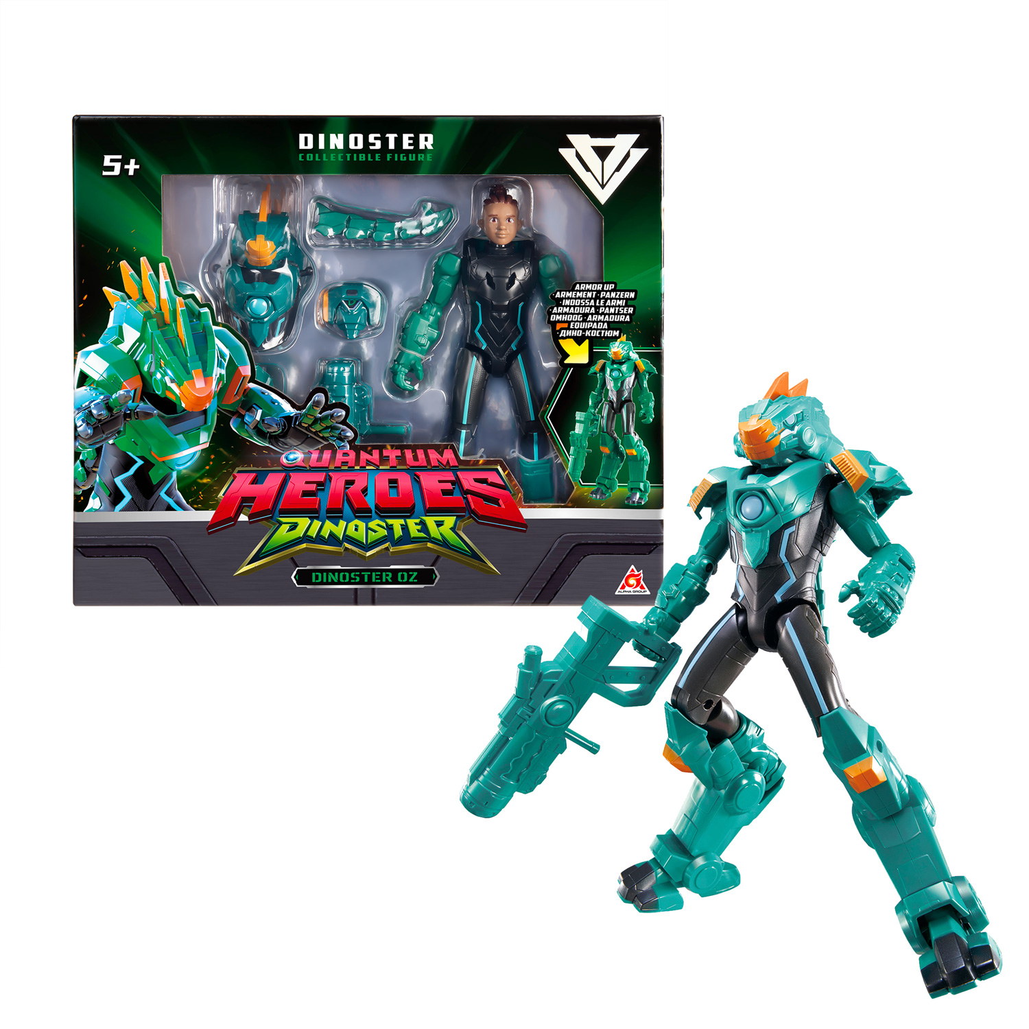 Фигурка Dinoster Оз в дино-костюме - фото 1