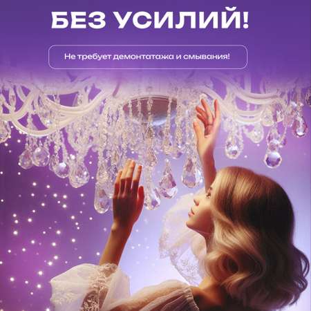 Средство для мытья люстр Simple Line из хрусталя, стекла и фарфора, бесконтактное
