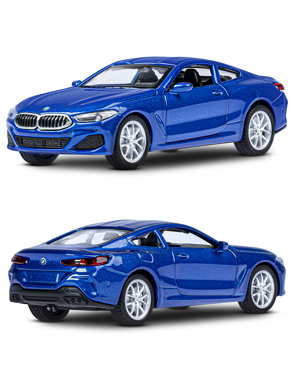 Автомобиль АВТОпанорама BMW M850i Coupe 1:44 JB1251478 - фото 6