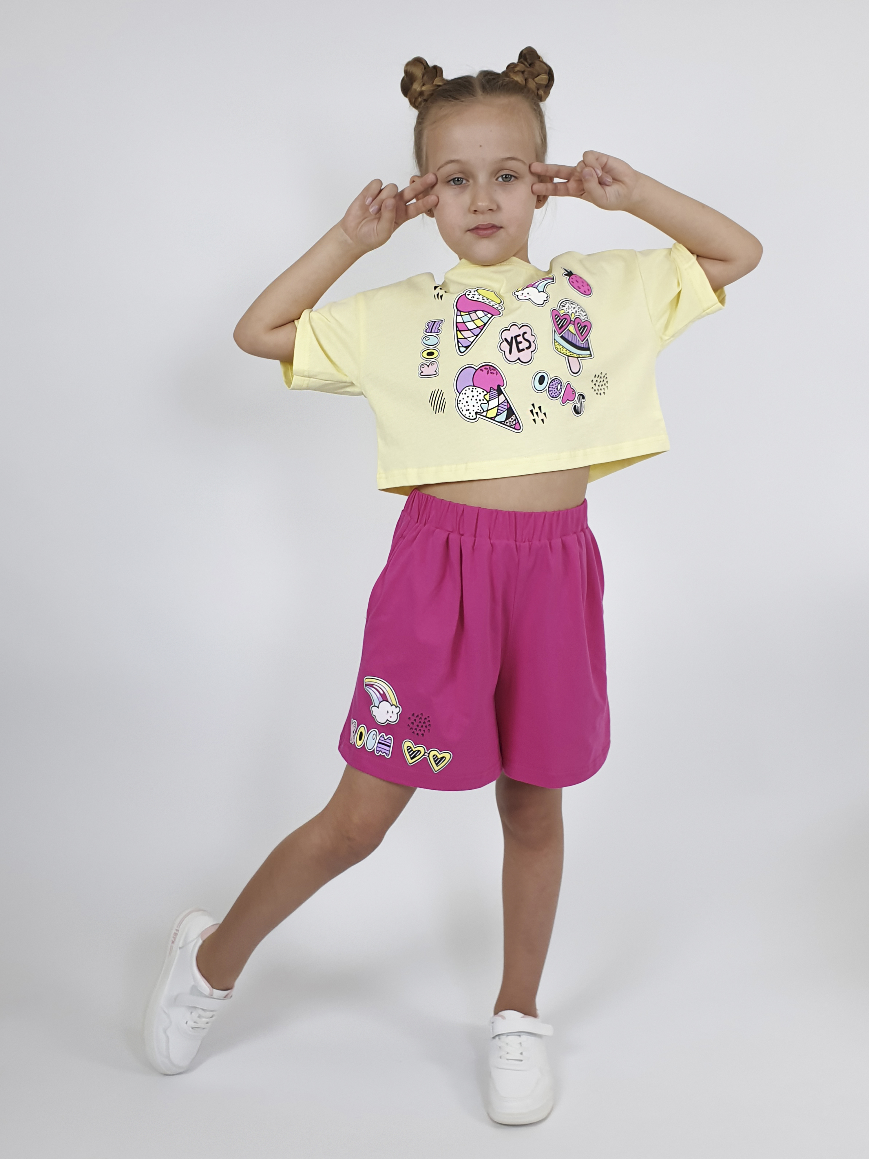 Футболка и шорты Luneva 02-104-2. - фото 1