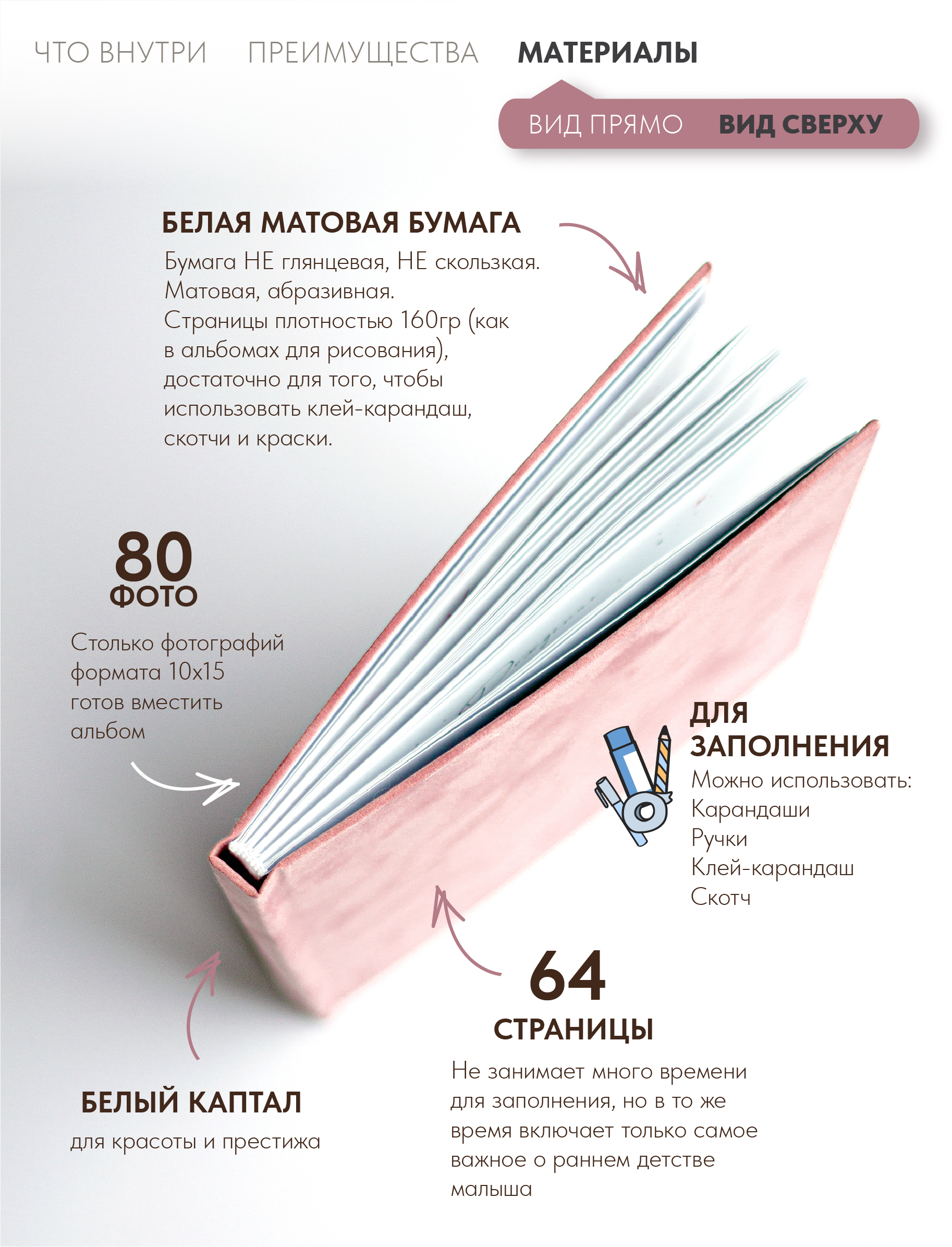 Первый альбом новорожденной девочке Moms Recordbook Ягодный Джем - фото 2