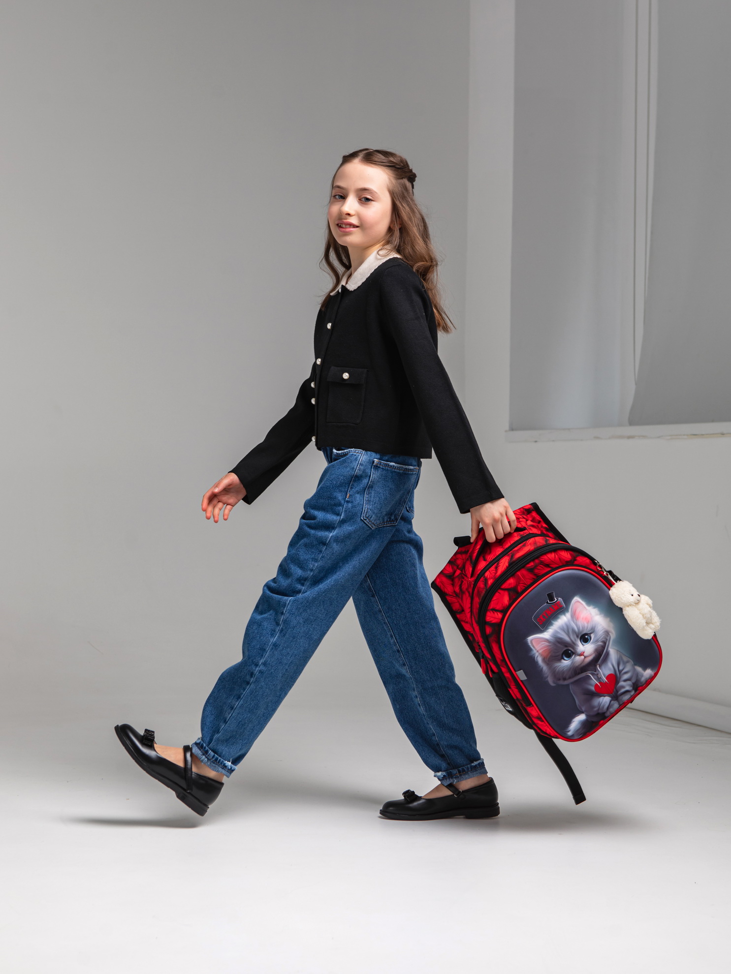 Рюкзак SkyName анатомическая спинка + брелок - фото 3