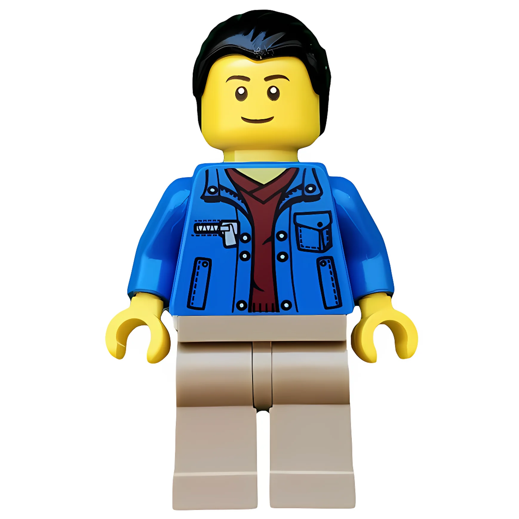 Изображение товара Коллекционная минифигурка LEGO City Blue Jacket с ярким стильным дизайном Изображение товара Коллекционная минифигурка LEGO City Blue Jacket с ярким стильным дизайном