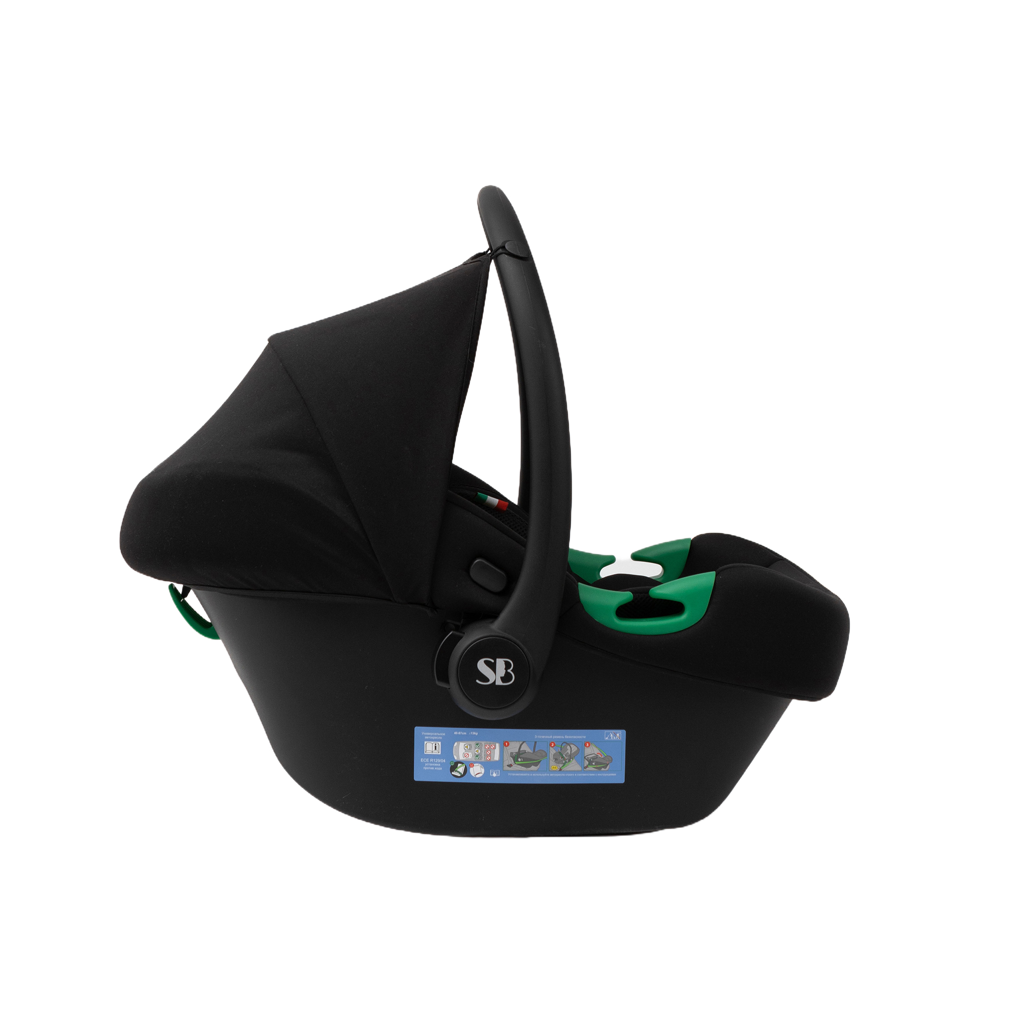 Автокресло Sweet Baby Elegante Plus DK591 Black 0 (0 -13 кг) черный - фото 11