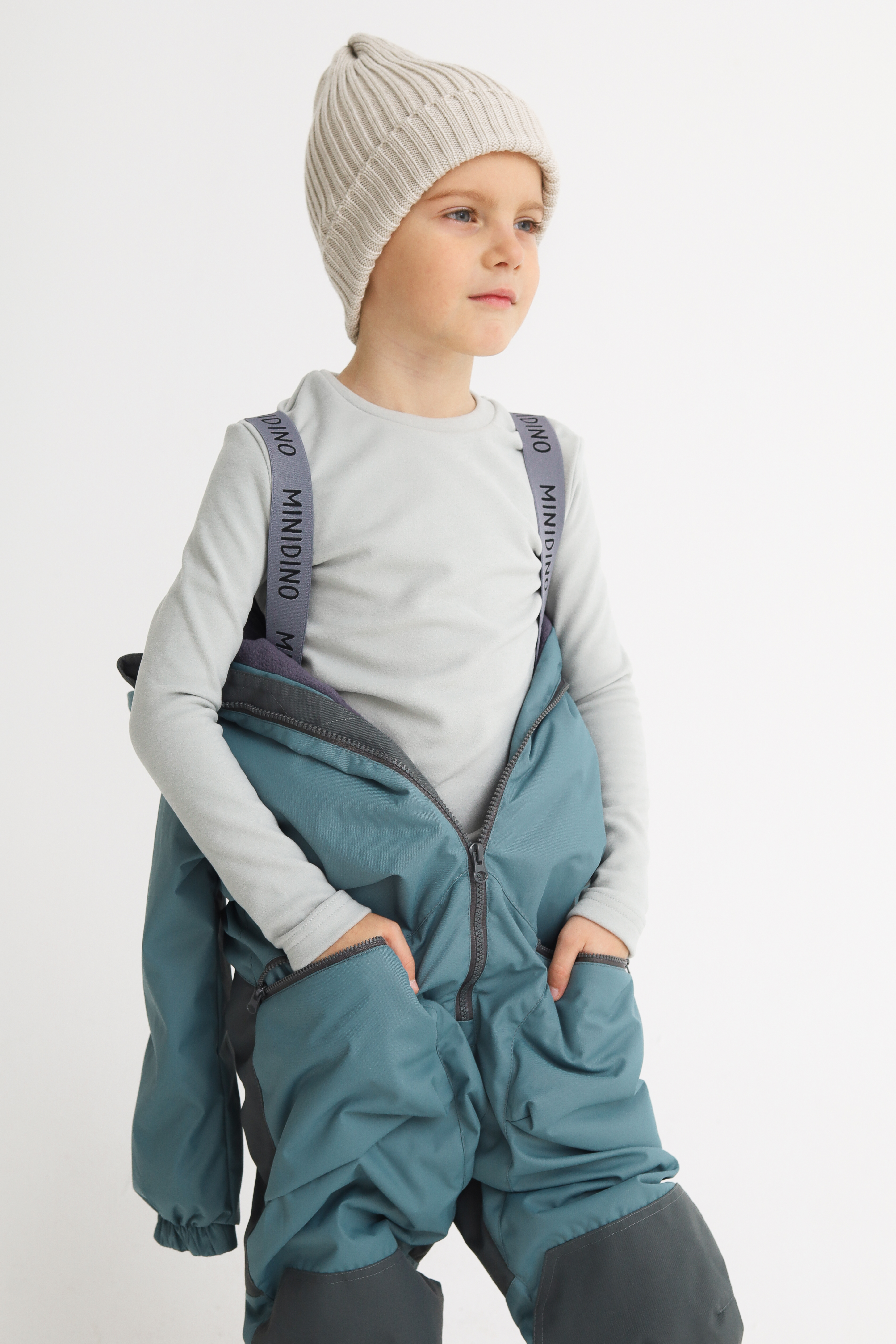 Комбинезон MINIDINO В-КОМ-010/1/ДКомбинезон детский демисезонный 3.0 васаби - фото 3