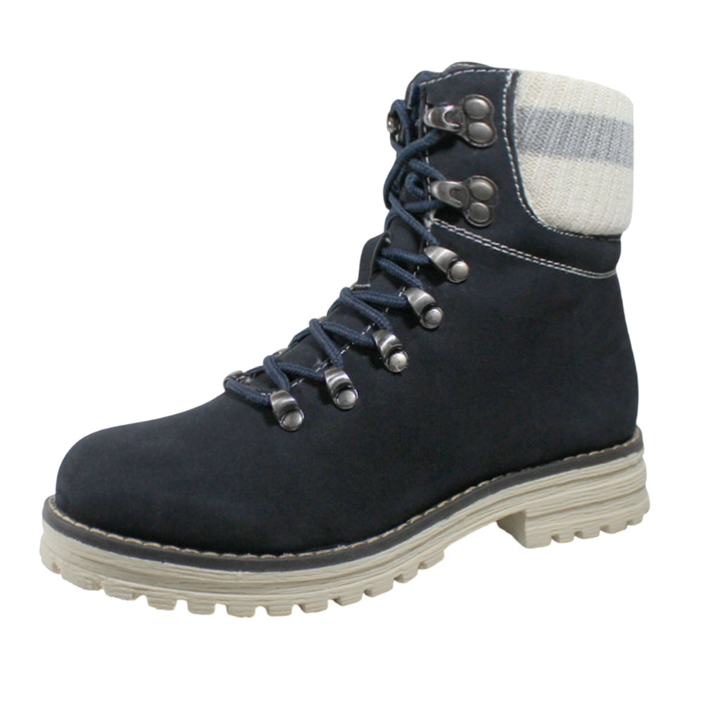 Ботинки Europen 568105/51-02-SV EUROPEN Ботинки для девочки,темно-синий - фото 1