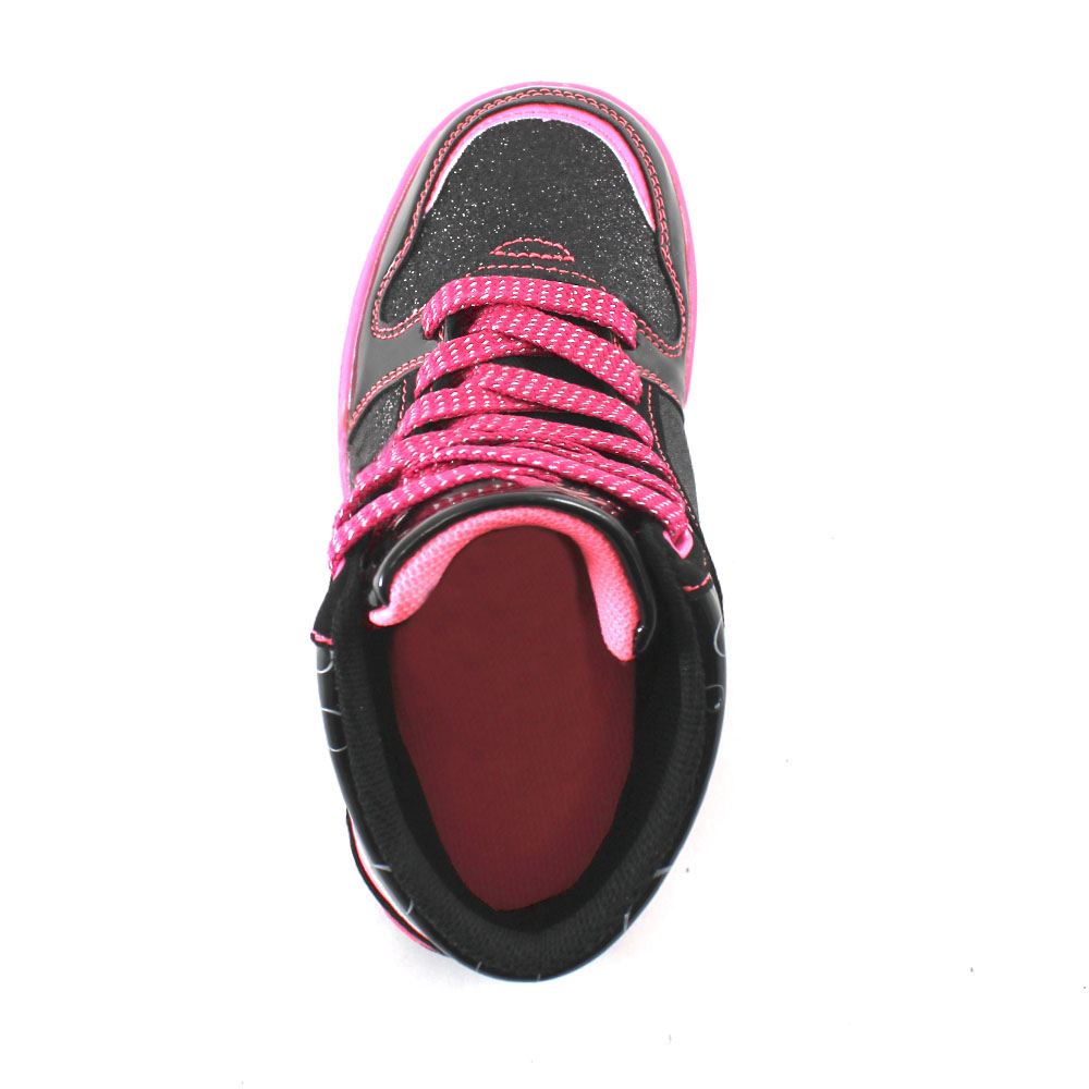 Кеды Europen AB326010-СВ EUROPEN Кеды для девочки,черно-розовый - фото 3