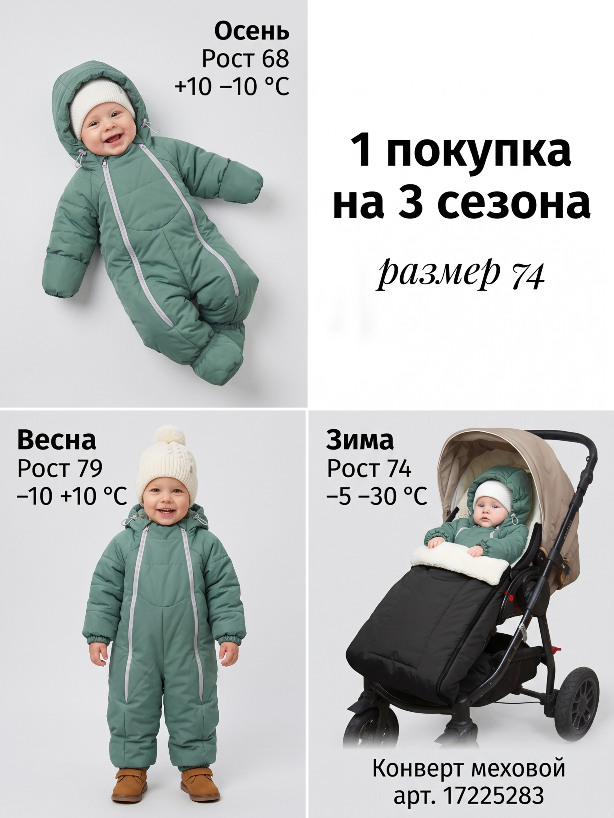 Комбинезон СОННЫЙ ГНОМИК 2315/30 - фото 3