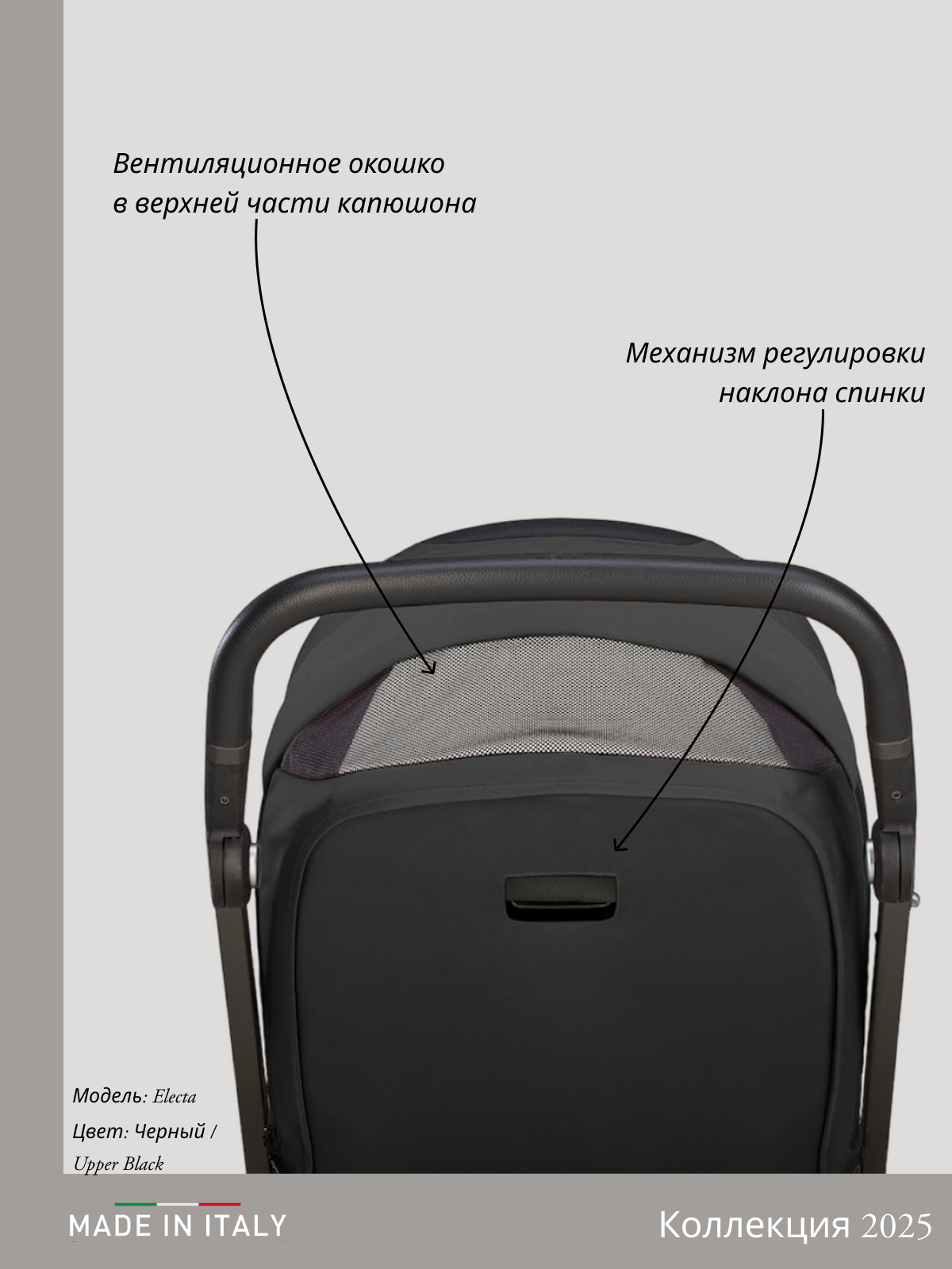 Коляска 3в1 Inglesina черный - фото 19