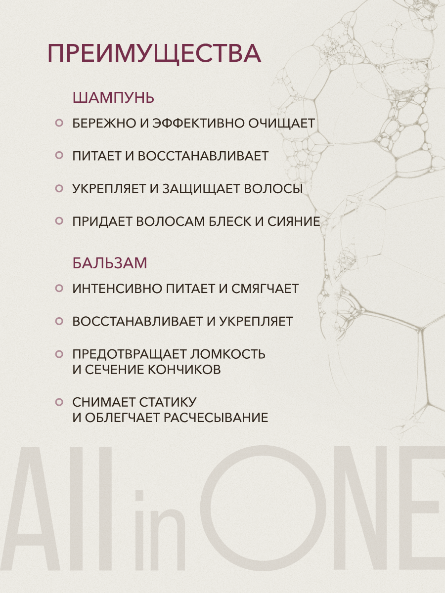 Дорожный набор Ecolatier All in One шампунь, бальзам и гель для душа - фото 6