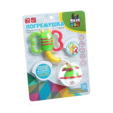 Игрушка Bondibon погремушка Жучок