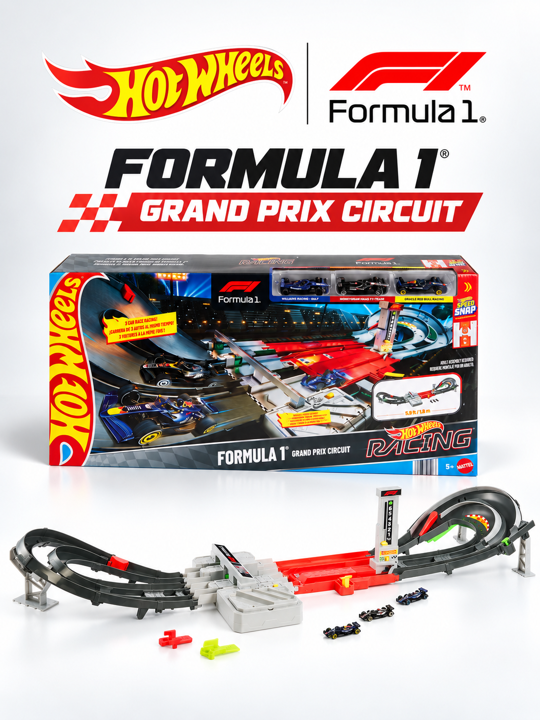 Трек Hot Wheels Racing Formula 1 JDY16 JDY16 - фото 1