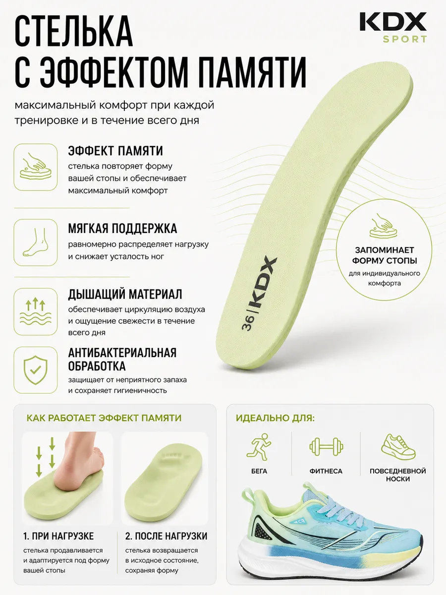 Кроссовки KDX LUSS-07 blue - фото 7