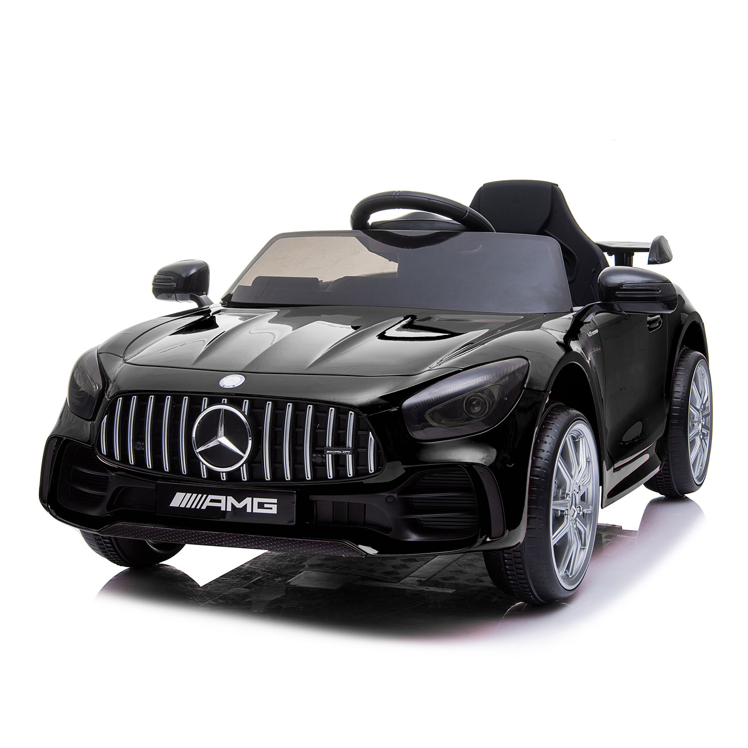 Электромобиль TOMMY Mercedes Amg GT MB-7 черный С пультом ДУ - фото 9